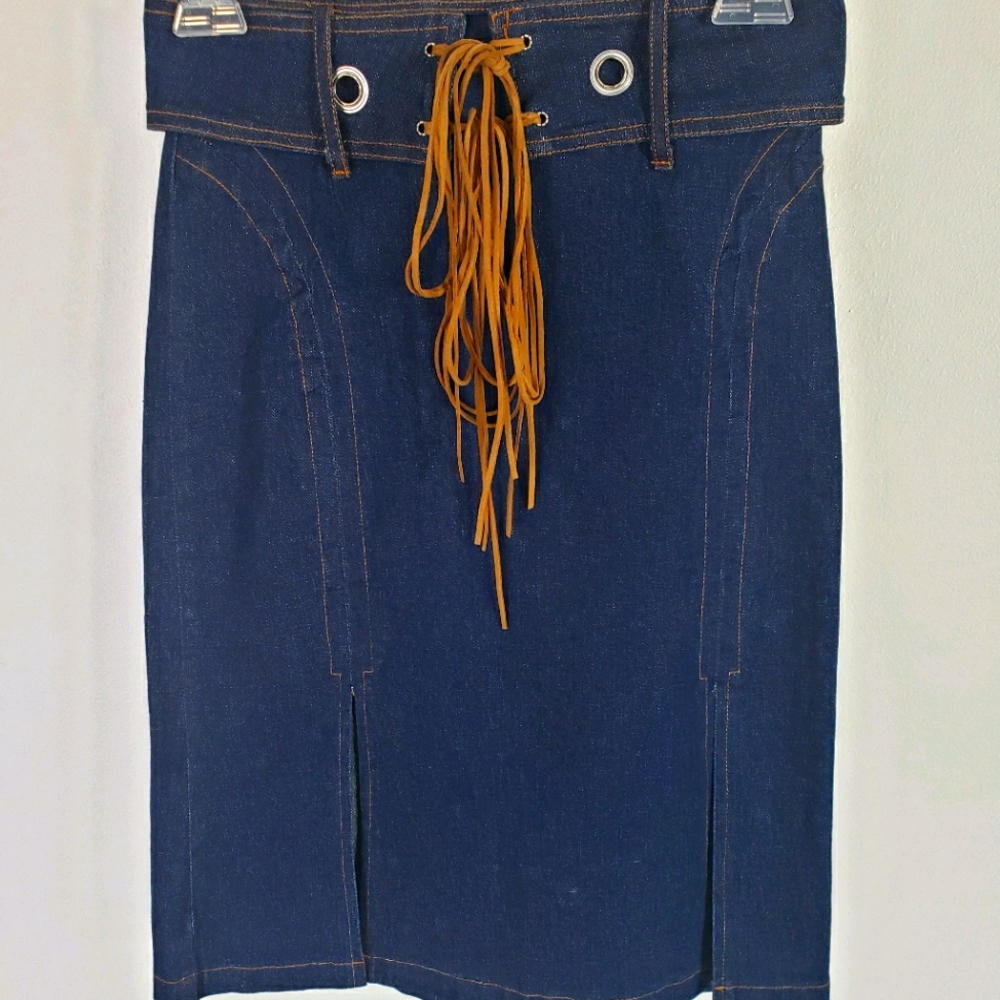 Denim skirt